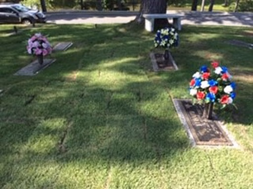 Beautiful landscaped cemetery grounds at Mount Harmony Memorial Gardens